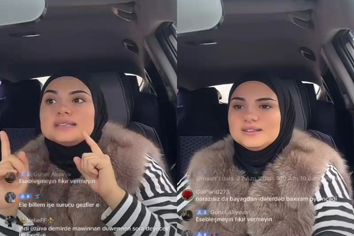 Sürücülük təlimi verən şəxs dərs zamanı “TikTok”da canlı yayım açıb: Qəza olsa, günahkar kimdir? - FOTO/VİDEO